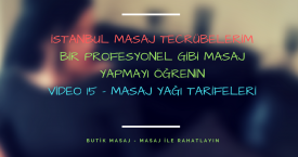Video 15 - Yağ Tarifeleri