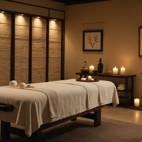 Rahatlatıcı bir spa ortamı