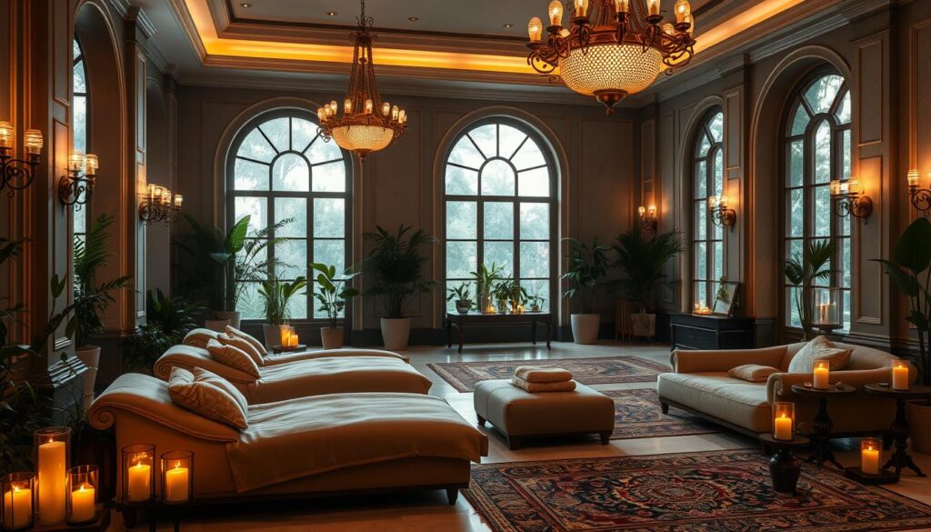 Lüks spa ortamı