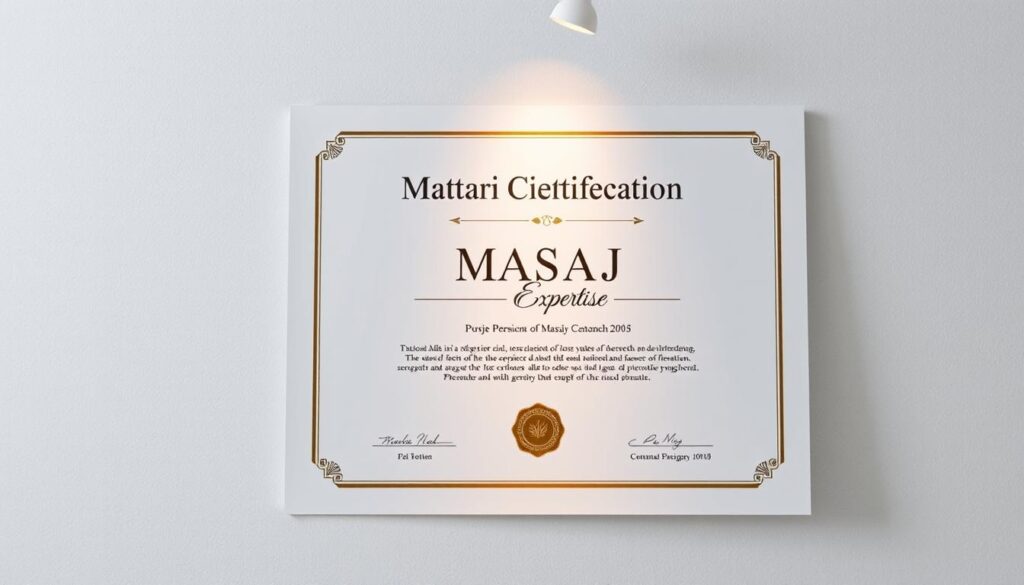 masaj sertifikası